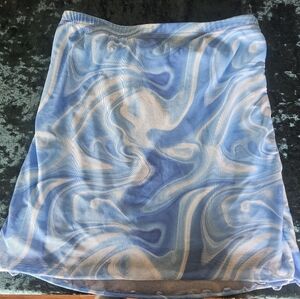 Blue mini skirt medium